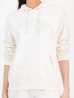 NEW The North Face Women's Evolution Sparkle Hoodie Size XL White Dune Reg Fit